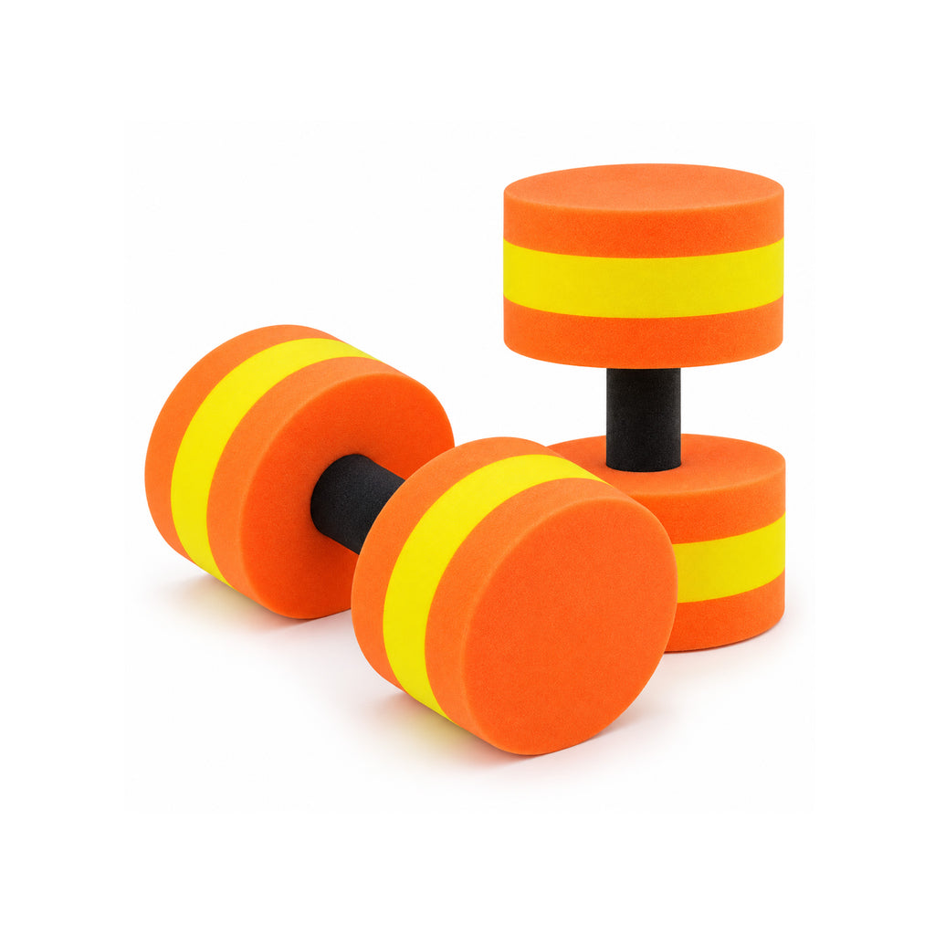 AQUATIC FITNESS DUMBBELLS WATER WEIGHTS ORANGE PUERTO RICO Y EL CARIBE