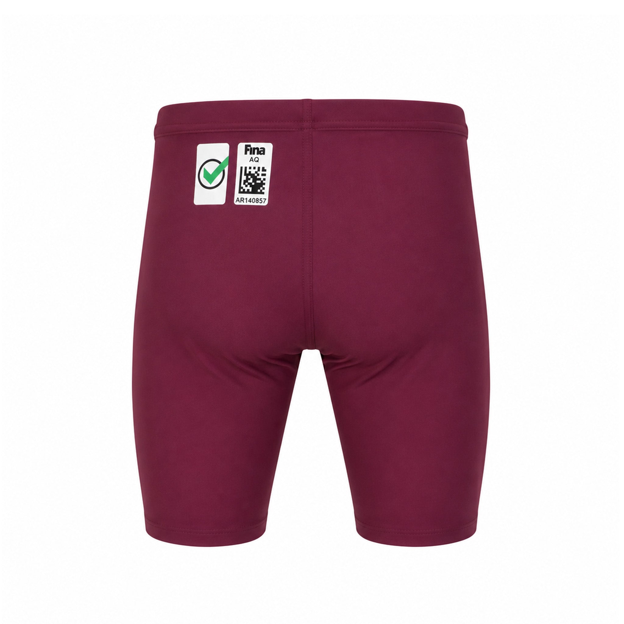 ARENA FINA APPROVED COMPETITION JAMMER _ BURGUNDY _ BLUE BACK PUERTO RICO Y EL CARIBE