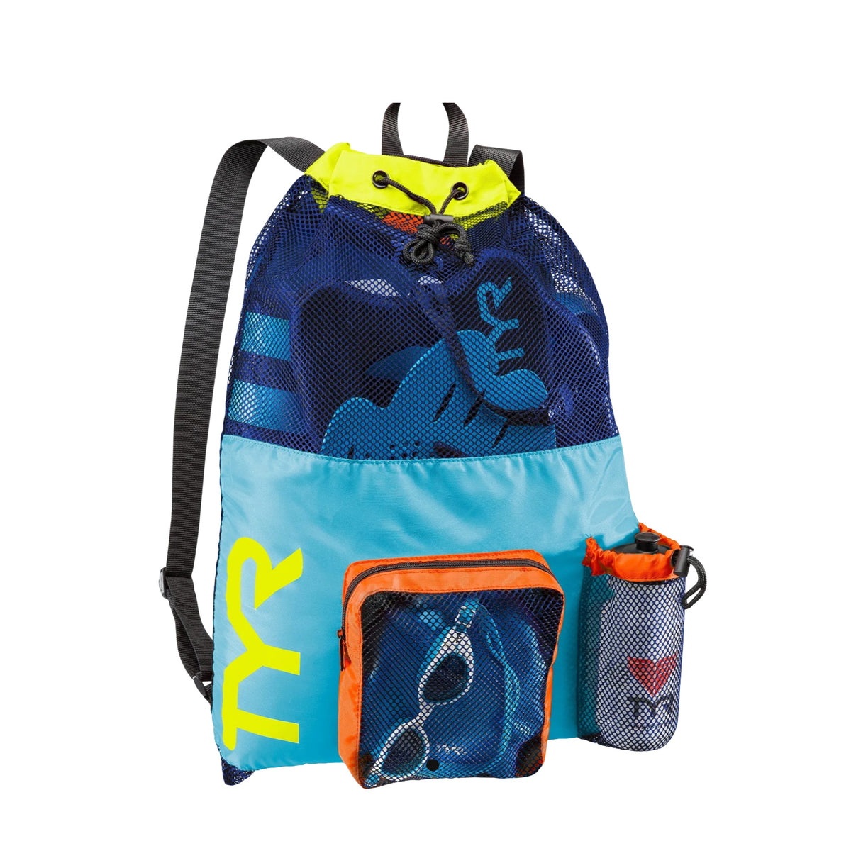 BIG MESH BACKPACK BLUEYELLOW PUERTO RICO Y EL CARIBE