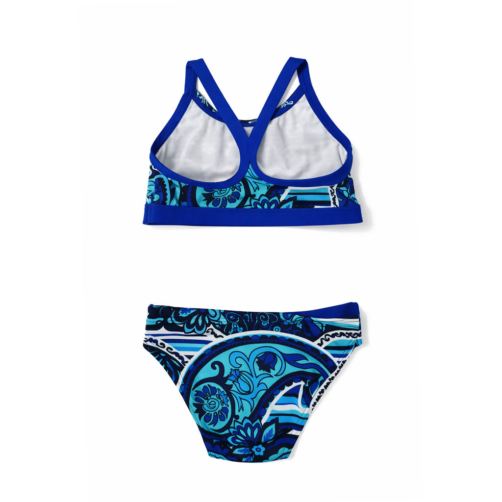 BLUE LAGOON FLORAL BIKINI SET BACK ESTADOS UNIDOS, PUERTO RICO Y CARIBE 