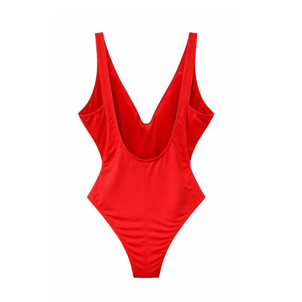 CLASSIC RED ONE PIECE SWIMSUIT BACK ESTADOS UNIDOS, PUERTO RICO Y EL CARIBE