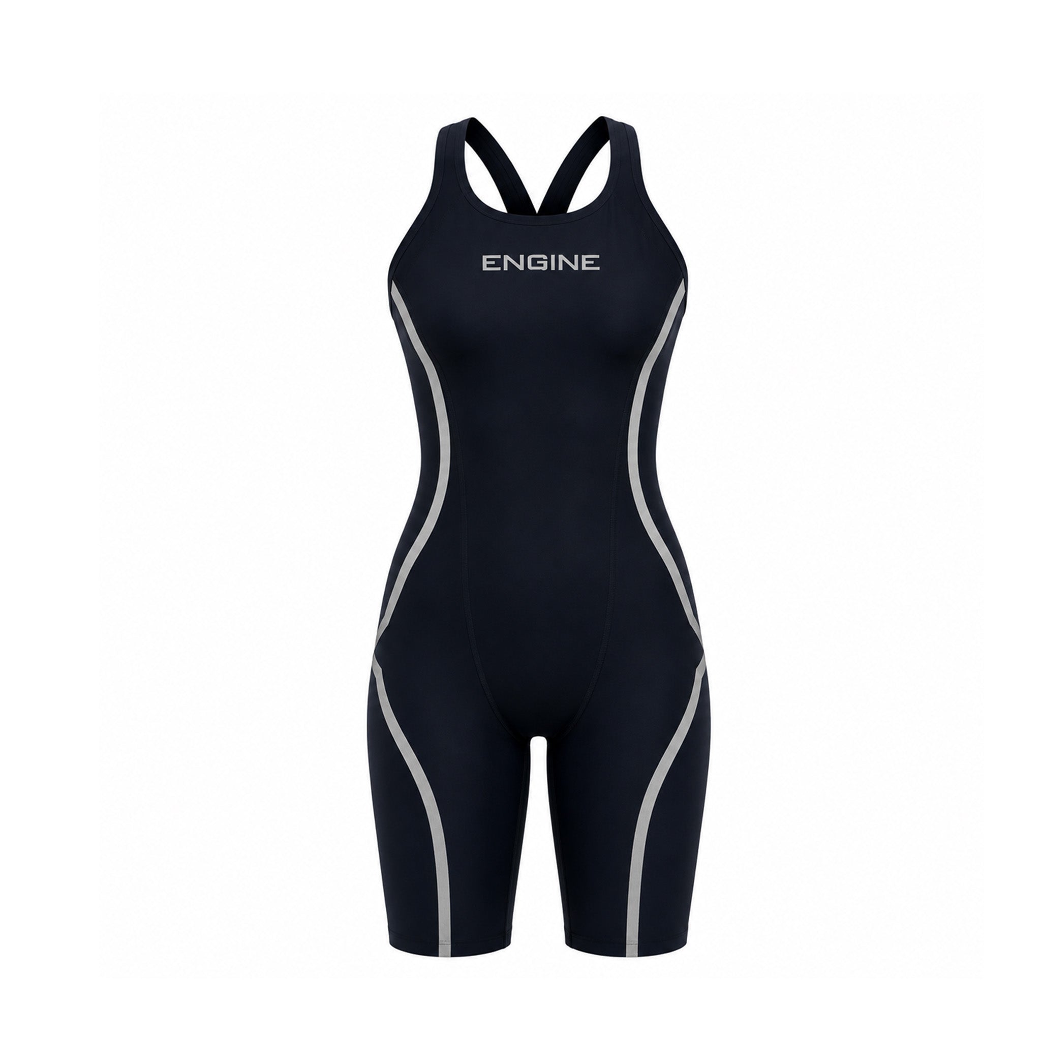 ENGINEWOMEN_SFINA-APPROVEDRACINGKNEESUIT_BLACK_SILVER PUERTO RICO Y EL CARIBE