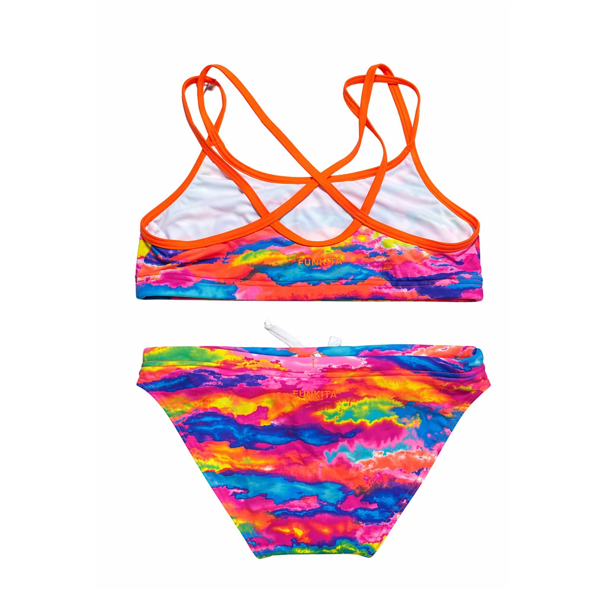 FUNKITA BIKINI SET COLOR BURST BACK ESTADOS UNIDOS PUERTO RICO Y EL CARIBE