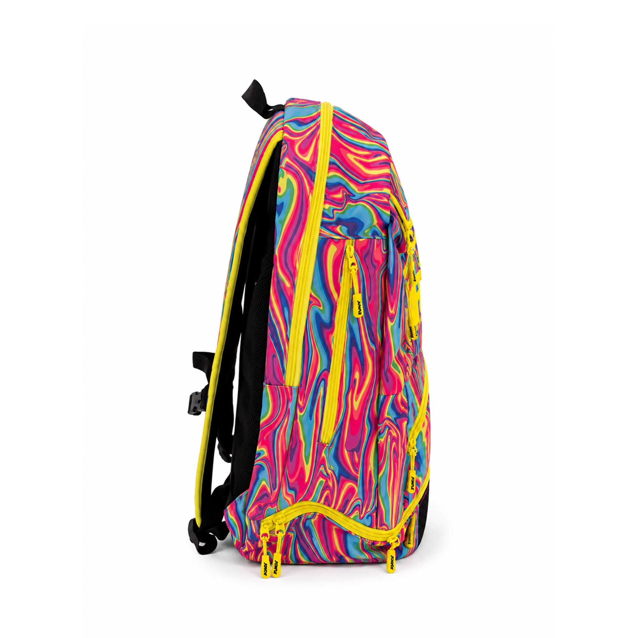FUNKY SWIRL SWIM BACKPACK SIDE PUERTO RICO Y EL CARIBE