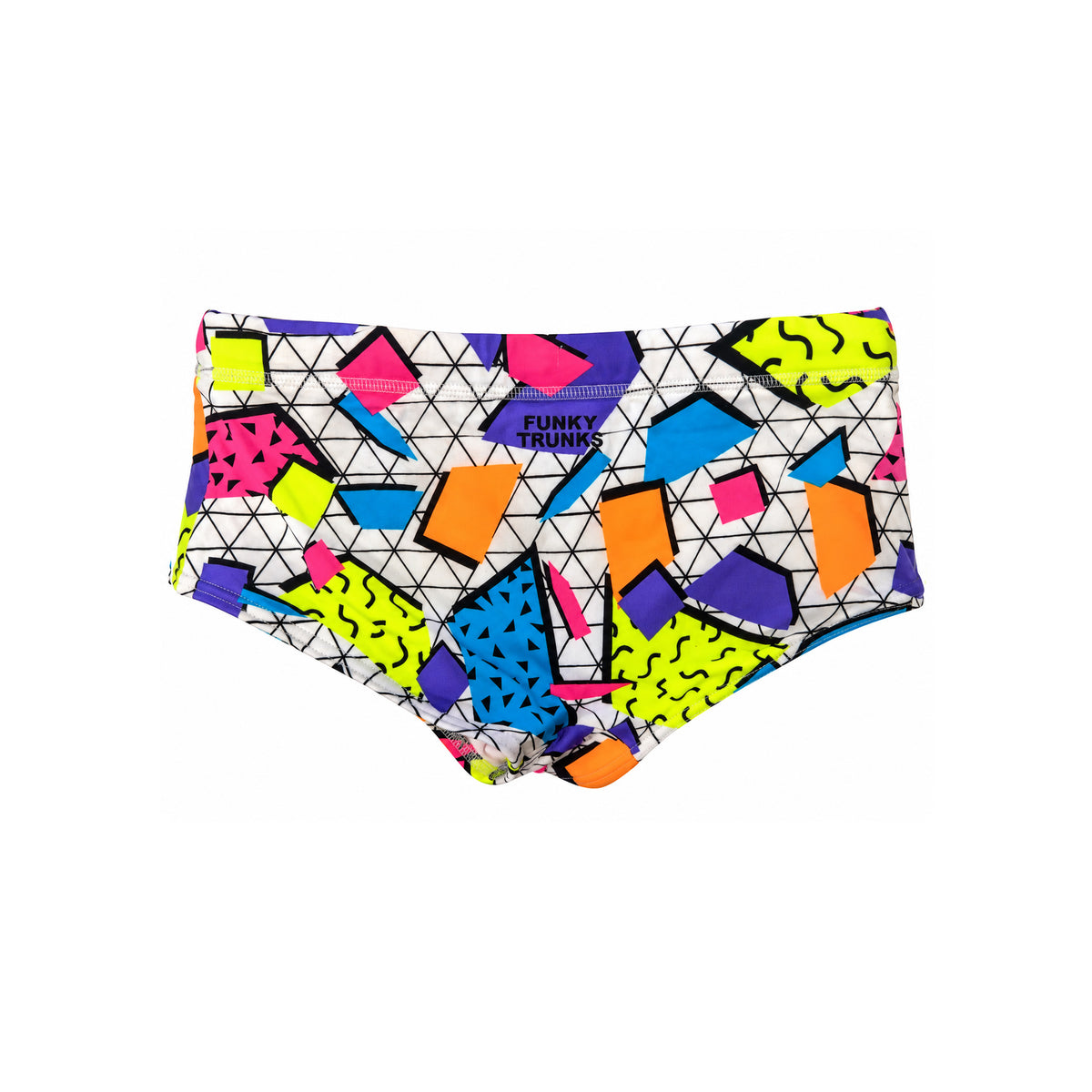 RETRO POP SWIM TRUNKS BACK PUERTO RICO Y EL CARIBE