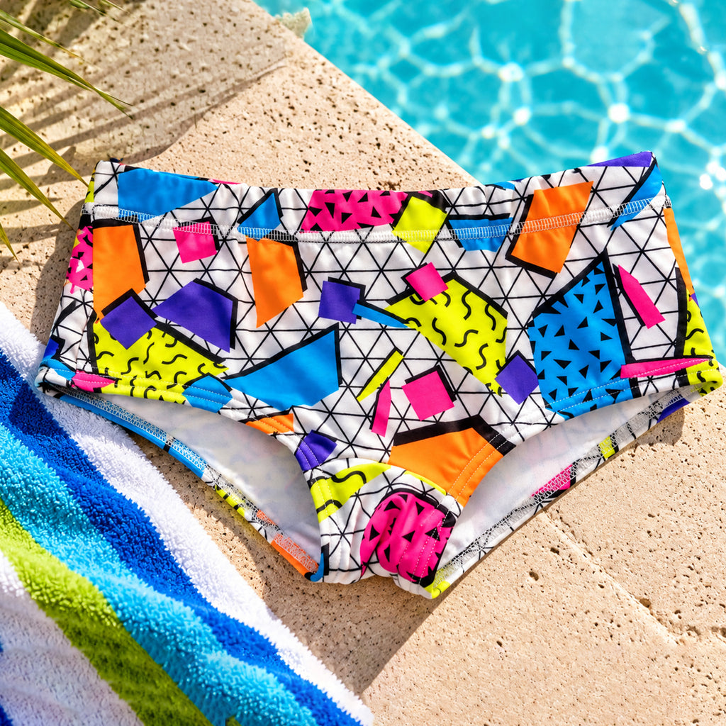RETRO POP SWIM TRUNKS LIFESTYLE PUERTO RICO Y EL CARIBE