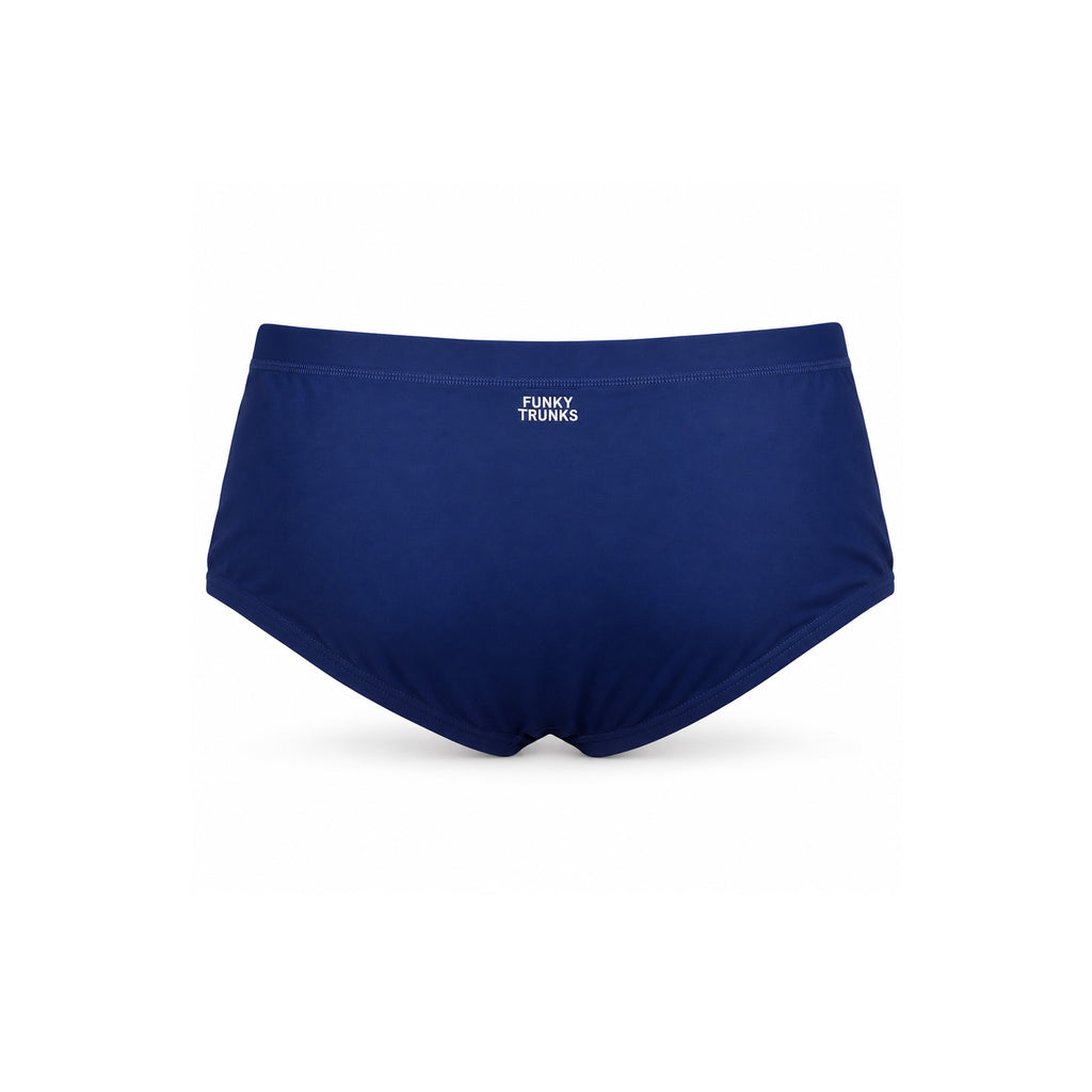 SOLID NAVY BLUE SWIM BRIEF BACK PUERTO RICO Y EL CARIBE