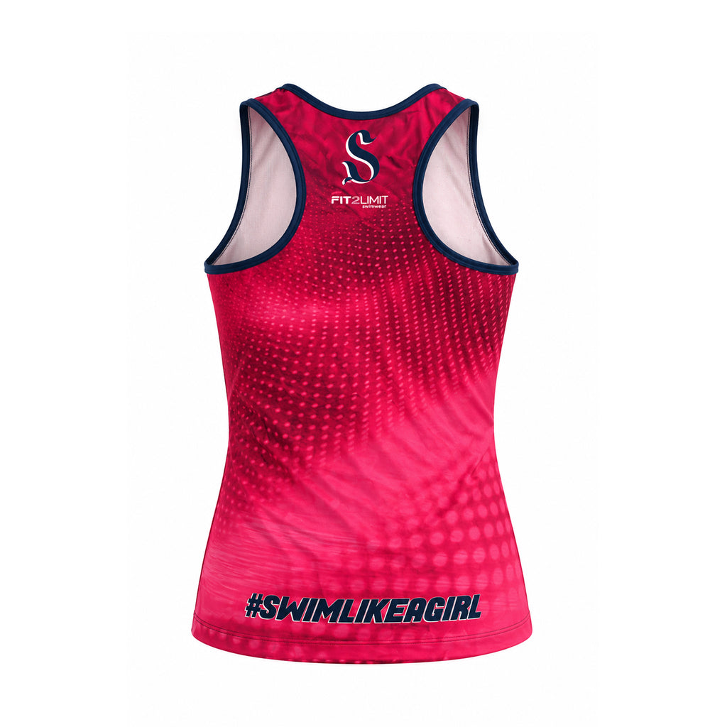 STREAMLINE WOMENS SWIM TANK PINK BACK ESTADOS UNIDOS, PUERTO RICO Y EL CARIBE