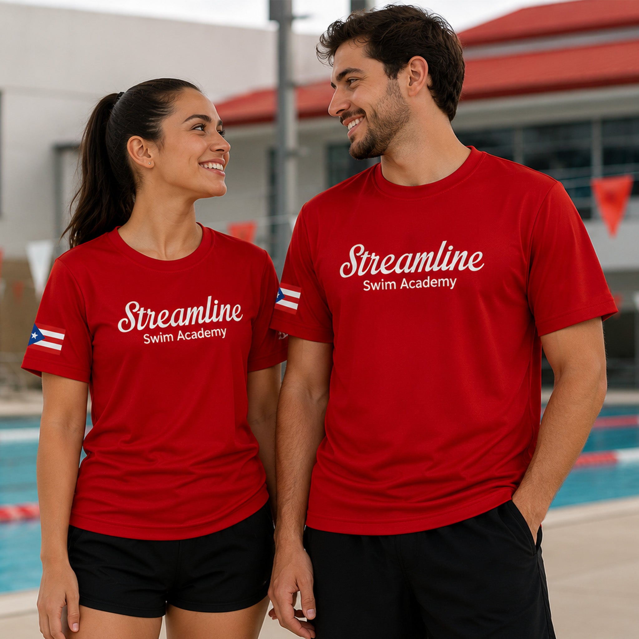 STREAMLINE SWIM ACADEMY PERFORMANCE TSHIRT LIFESTYLE PUERTO RICO Y EL CARIBE