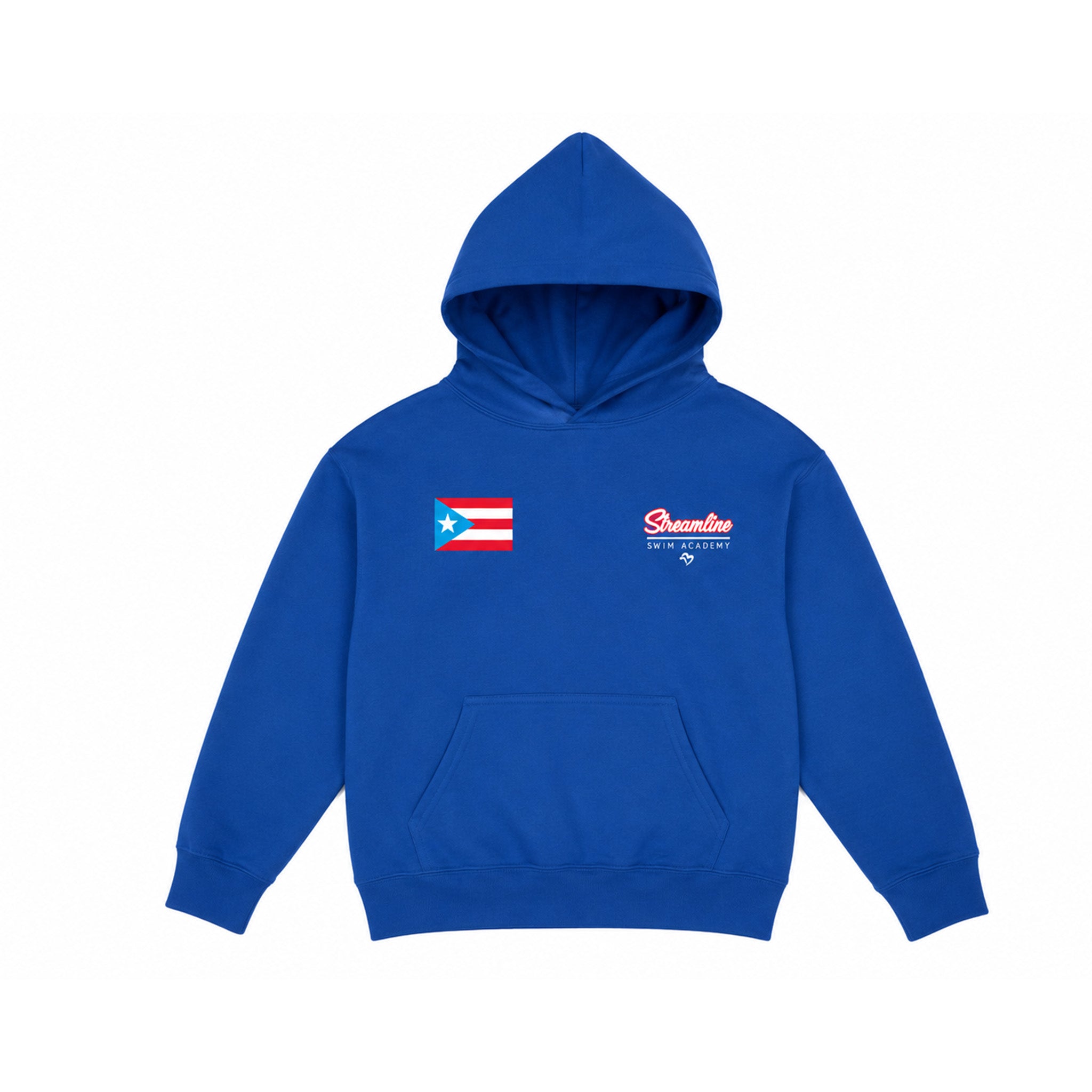 STREAMLINE SWIM ACADEMY PULLOVER HOODIE ROYAL BLUE  PUERTO RICO Y EL CARIBE