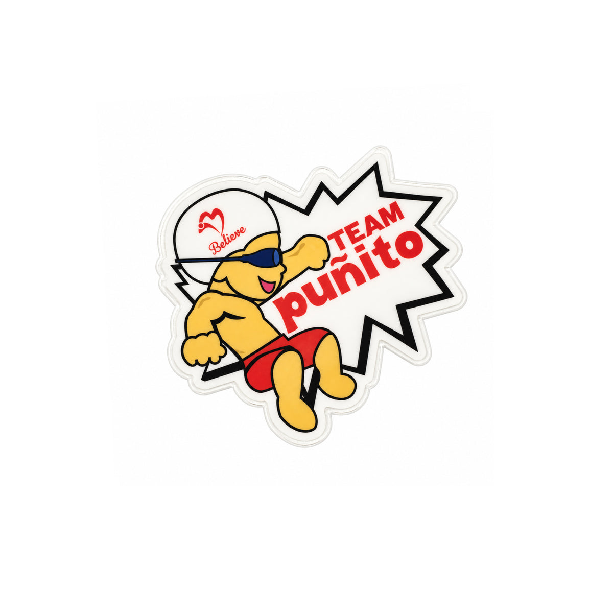 TEAM PUNITO LOGO STICKER PUERTO RICO Y EL CARIBE