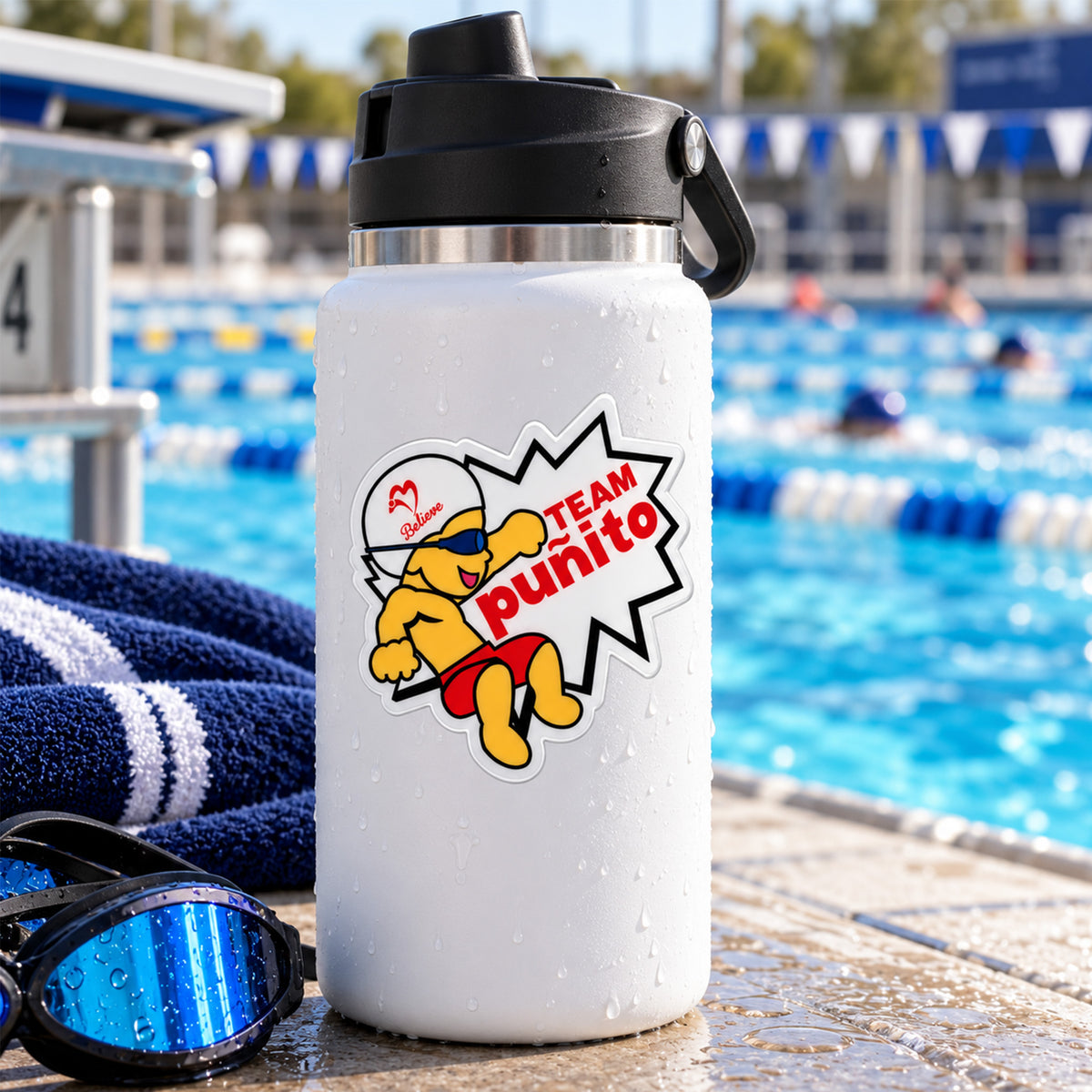 TEAM PUNITO LOGO STICKER LIFESTYLE PUERTO RICO Y EL CARIBE
