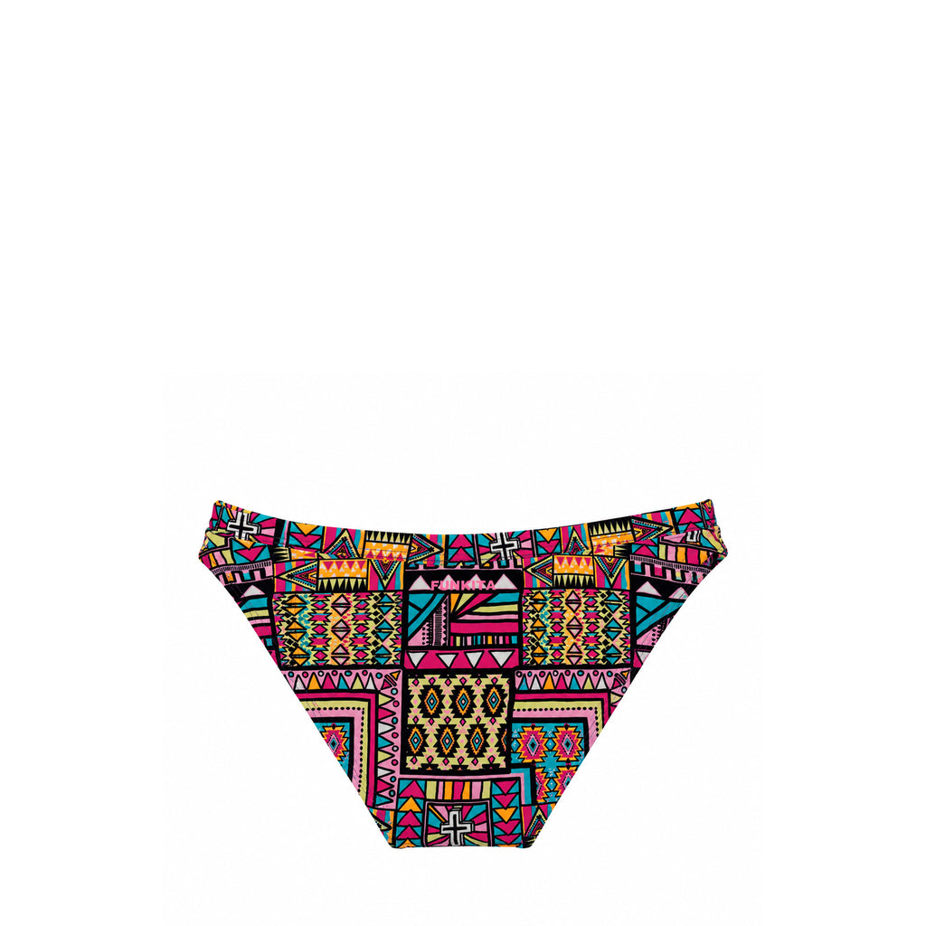WOMEN’S AZTEC PRINT BIKINI BOTTOM | MULTICOLOR BACK PUERTO RICO Y EL CARIBE 